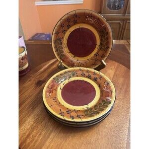 SALAD Plate Romance by Ambiance  A SET OF 4